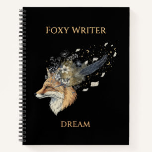 Foxy Writer Celestial Dream Whimsical Vos & Quil Notitieboek