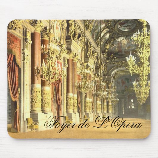 Foyer de L'Opera Mousepad Muismat (Voorkant)