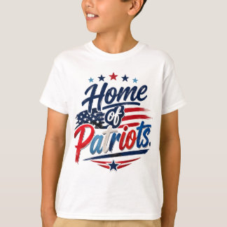 Foyer des patriotes. T-Shirt Fierté Américaine Pat