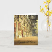 Foyer van L'Opera Blank Note Card Kaart (Gele Bloem)