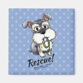 Fozi - Magnets Schnauzer sur mesure (Devant)