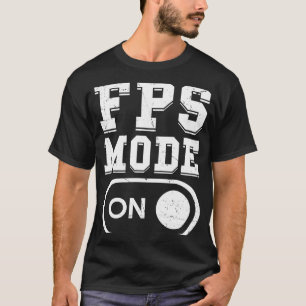 FPS-modus op video gamer First Person Shooter Gami T-shirt