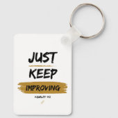 FQ - blijf verbeteren - Sleutelhanger (Achterkant)