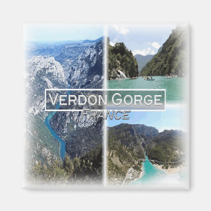 FR0125 Europa, Frankrijk, Verdon Gorge, koelkast Magneet