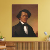 Fr3d3rick Bailey Douglass: legende over burgerrech Canvas Afdruk (Insitu (Woonkamer))