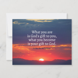 Fr. Carte de devis Hans Urs Von Balthasar