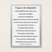 Fr. Fisher Holy Cards 65e anniversaire (Dos)