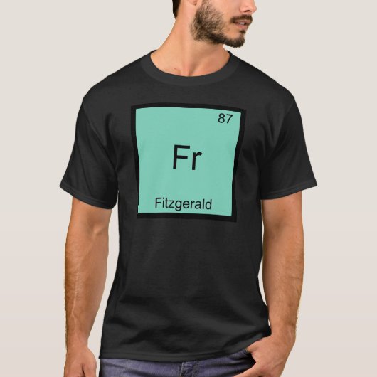 Fr - Fitzgerald T-shirt drôle de symbole d'élément (Devant)