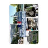 FR Frankrijk - Lourdes - Basí lica of Rosá rio - Magneet (Verticaal)