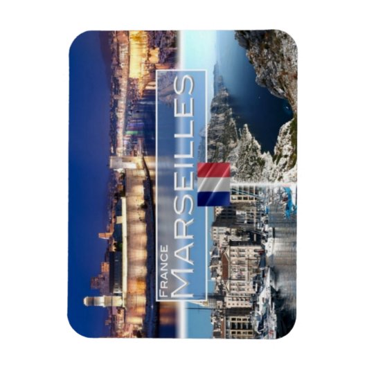 FR Frankrijk - Marseille - oude haven - baai van M Magneet (Verticaal)