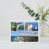FR Frankrijk - Normandië - Etretat - The cliffs - Briefkaart (Staand voorkant)