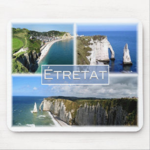 FR Frankrijk - Normandië - Etretat - The cliffs - Muismat