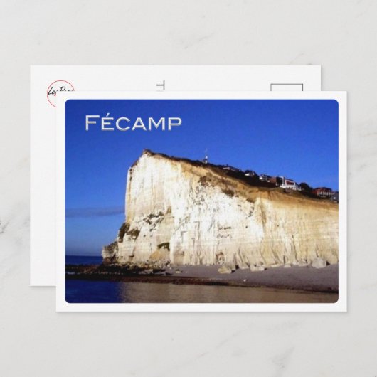 FR Frankrijk - Normandy - Fécamp - The Cliffs - Briefkaart (Voorkant / Achterkant)