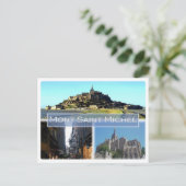 FR Frankrijk - Normandy - Mont Saint Michel - Briefkaart (Staand voorkant)