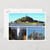 FR Frankrijk - Normandy - Mont Saint Michel - Briefkaart (Voorkant / Achterkant)