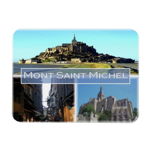 FR Frankrijk - Normandy - Mont Saint Michel - Magneet (Horizontaal)
