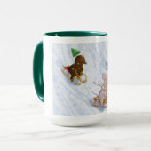FR/GB Tasse rodeln / Mug sledding (Devant gauche)