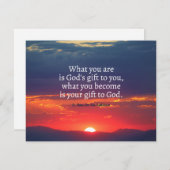 Fr. Hans Urs von Balthasar Kaart (Voorkant / Achterkant)