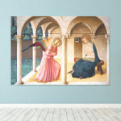 Fra Angelico (1395-1445) - De Aankondiging Canvas Afdruk (Insitu (Houten vloer))