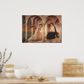Fra Angelico - Aankondiging Poster (Keuken)