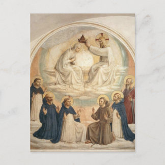 Fra Angelico - Coronation de Marie Carte postale