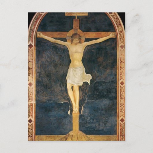 Fra Angelico - Crucified Christus Briefkaart (Voorkant)