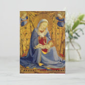 Fra Angelico - De Madonna van Humility Kaart (Staand voorkant)