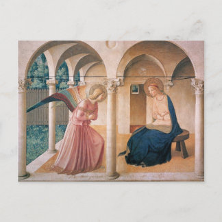 Fra Angelico - Het Briefkaart van de Aankondiging