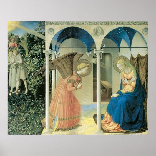 Fra Angelico - Het Poster van de aankondiging (Voorkant)