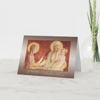 Fra Angelico Madonna en kind Feestdagen Kaart