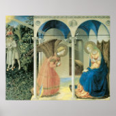 Fra Angelico - Poster de l'Annonciation (Devant)