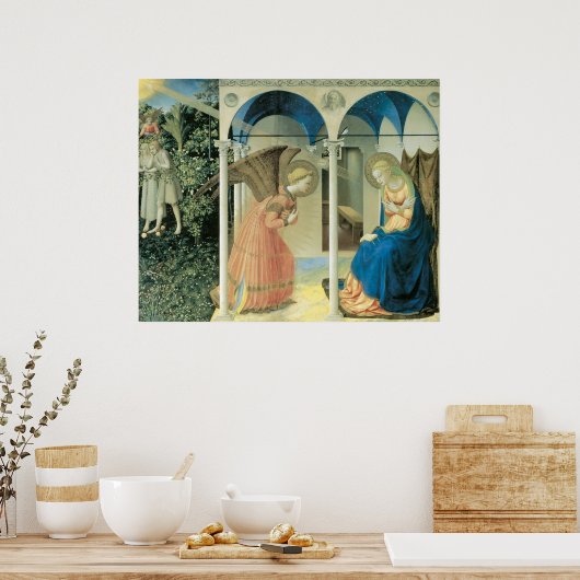Fra Angelico - Poster de l'Annonciation (Cuisine)