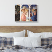 Fra Angelico - Scene: aankondiging Canvas Afdruk (Insitu (Slaapkamer))