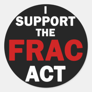 FRAC Act Stickers (zwart)