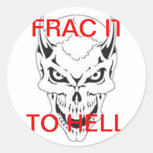 FRAC DEVIL RONDE STICKER