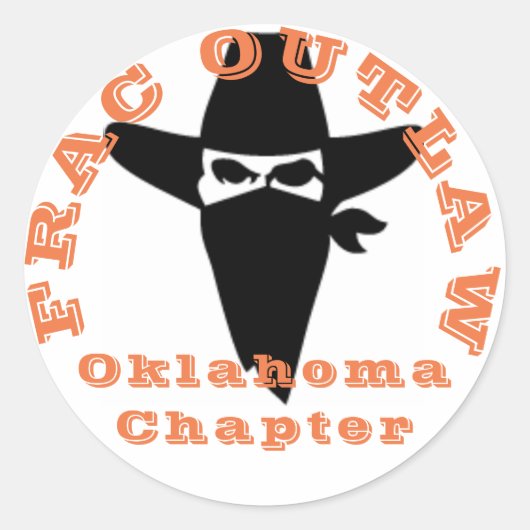 Frac Outlaw Oklahoma Chapter sticker (Voorkant)
