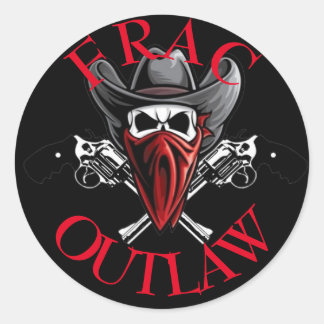 Frac Outlaw Ronde Sticker