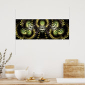 Fracamaska Fractal Poster (Keuken)