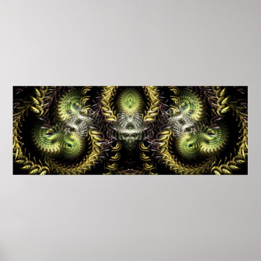 Fracamaska Fractal Poster (Voorkant)