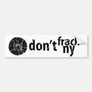 Frack New York niet Bumpersticker