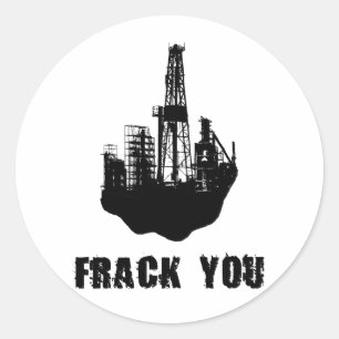 Frack You Ronde Sticker
