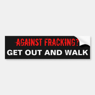 Fracking Bumpersticker, zwart Bumpersticker