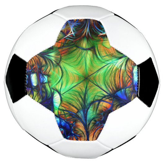 Fractaal Abstract Voetbal (Gedraaid)