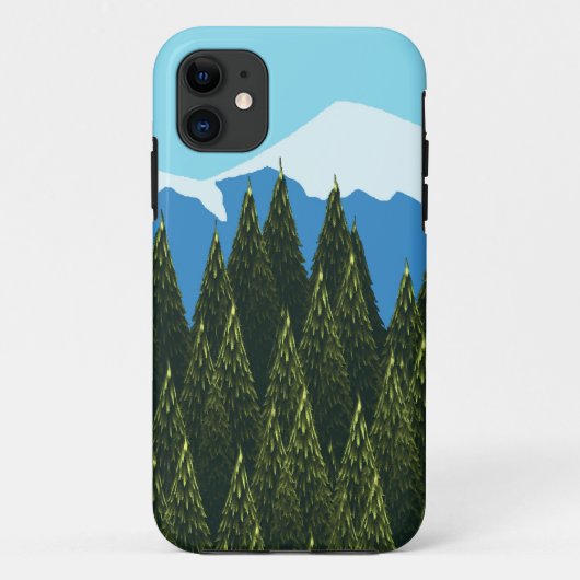Fractaal bos Case-Mate iPhone case (Achterkant)