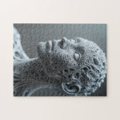 Fractaal humaan fenotype futuristisch legpuzzel (Horizontaal)