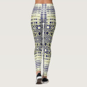 Fractaal lichtpatroon leggings (Achterkant)