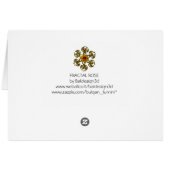 FRACTAAL ROOS, geel paars (Achterkant Horizontaal)