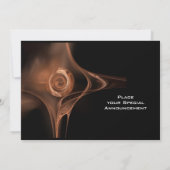 FRACTAAL ROOS, lichtbruin zwart Kaart (Achterkant)