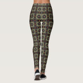 Fractaal visueel harmonisch patroon leggings (Achterkant)