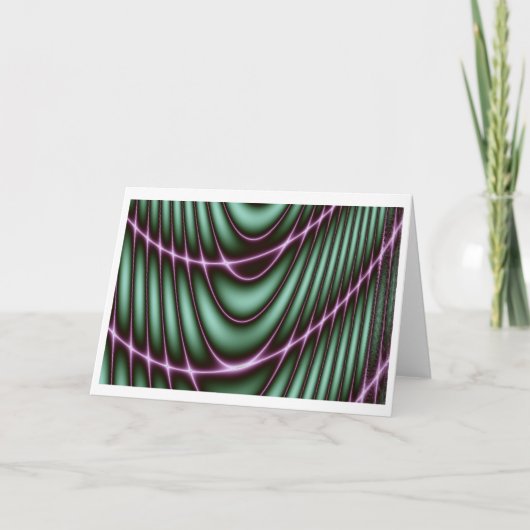 Fractaal Wenskaart blanco Kaart (Voorkant)